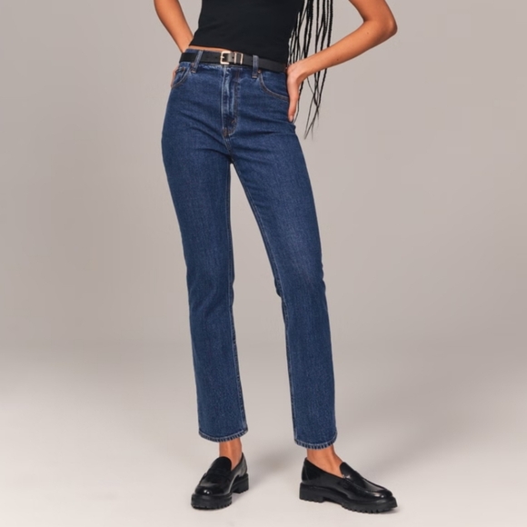 Abercrombie & Fitch The Ankle Straight Ultra Highrise - Picture 1 of 7